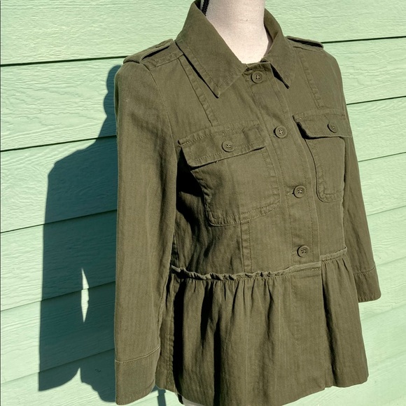 Peplum Utility Jacket - Picture 3 of 16